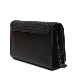 Clutch Donna con Tracolla LOVE MOSCHINO linea Glam Up Nera con Logo Canna di Fucile