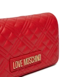 Clutch Donna con Tracolla LOVE MOSCHINO linea Smart Daily Quilted Rosso