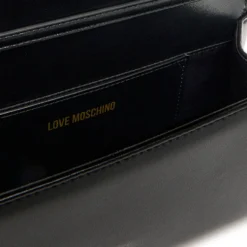 Clutch Donna con Tracolla LOVE MOSCHINO linea Smart Daily Bag Nera con Cuore Logato