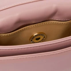 Clutch Trapuntata con Tracolla LOVE MOSCHINO linea Embossed Rosa