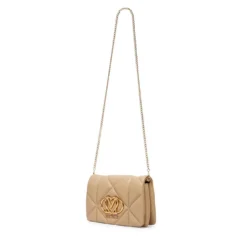 Clutch Trapuntata con Tracolla LOVE MOSCHINO linea Embossed Taupe