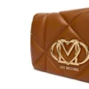 Clutch Trapuntata con Tracolla LOVE MOSCHINO linea Embossed color Cuoio