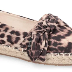 Espadrillas Donna con Fiocco LIU JO Capri 03 in Tessuto stampa Animalier