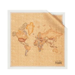 Foulard 50 x 50 cm 1A Classe Alviero Martini in Seta stampa Geo Classic e Bianco 3250