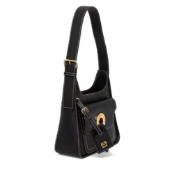 Hobo Bag a Spalla LOVE MOSCHINO linea Logo Eyelet Nera