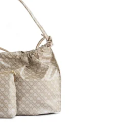 Hobo Bag Donna GHERARDINI in Tessuto Softy colore Creta