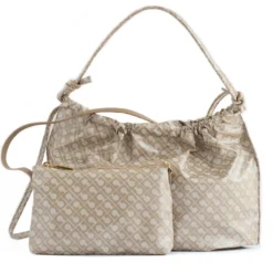 Hobo Bag Donna GHERARDINI in Tessuto Softy colore Creta