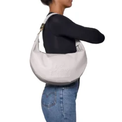 Hobo Bag Donna LOVE MOSCHINO in Ecopelle color Ghiaccio