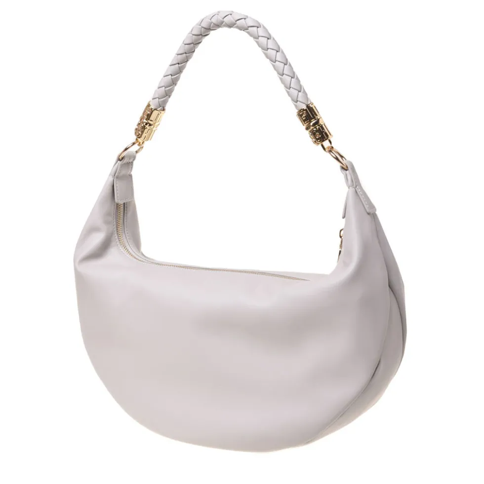 Hobo Bag Donna LOVE MOSCHINO in Ecopelle color Ghiaccio