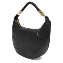 Hobo Bag Donna LOVE MOSCHINO in Ecopelle Nera