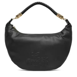 Hobo Bag Donna LOVE MOSCHINO in Ecopelle Nera