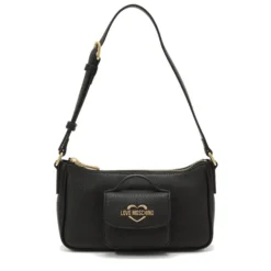 Hobo Bag Donna LOVE MOSCHINO in Pelle Nera