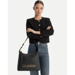 Hobo Bag Donna LOVE MOSCHINO linea Bold Bag Nero