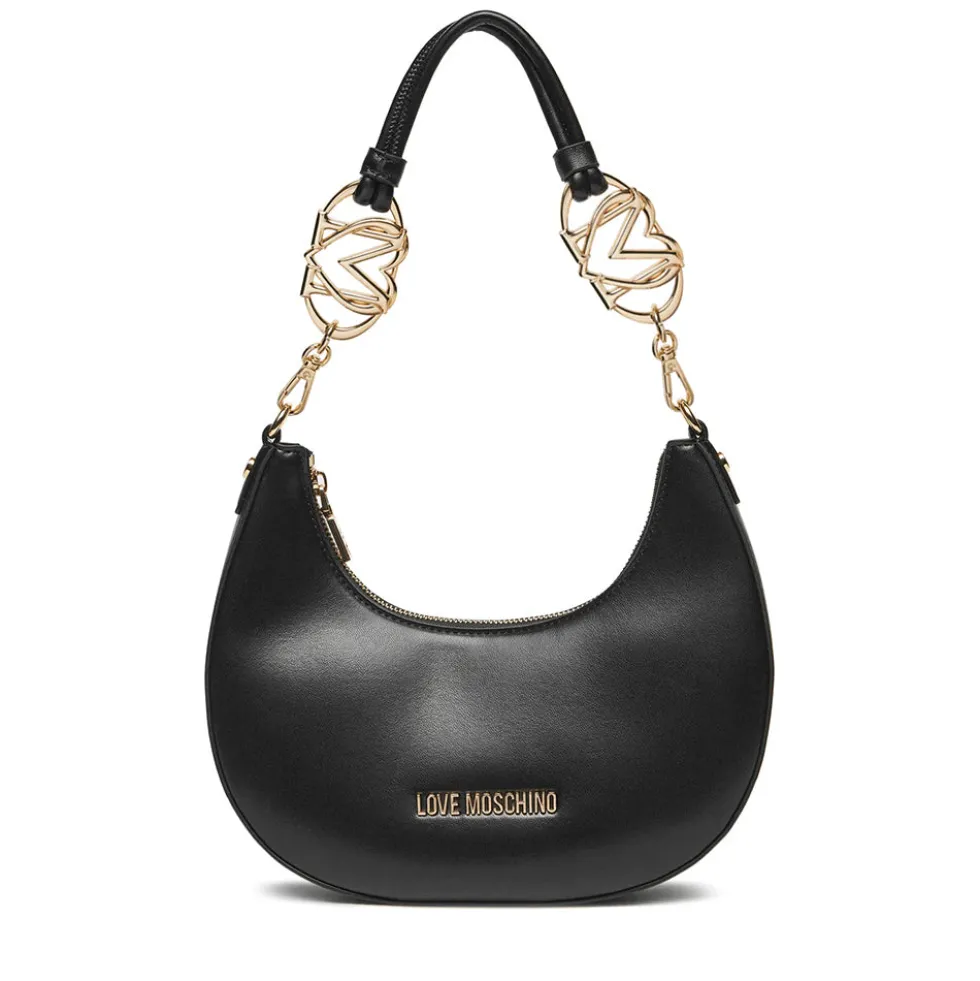 Hobo Bag Donna LOVE MOSCHINO linea Jewel Nera