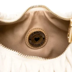 Hobo Bag Donna LOVE MOSCHINO Trapuntata Avorio