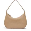 Hobo Bag Large con Tracolla LIU JO color Cammello con Logo Laserato Monogram