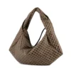 Hobo Bag Large GHERARDINI in Tessuto Softy colore Toffee