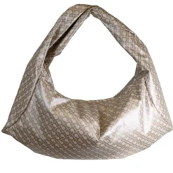 Hobo Bag Large GHERARDINI in Tessuto Softy color Creta