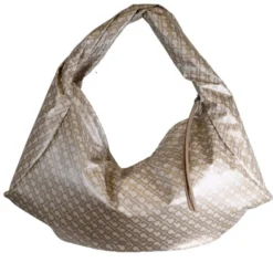 Hobo Bag Large GHERARDINI in Tessuto Softy color Creta