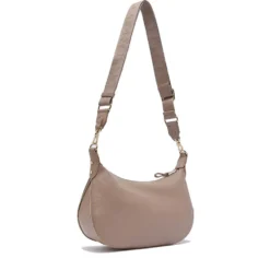 Hobo Bag Media con Tracolla LIU JO Marrone con Logo Laserato Monogram