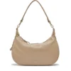 Hobo Bag Media con Tracolla LIU JO color Cammello con Logo Laserato Monogram