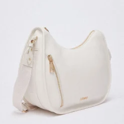 Hobo Bag Media Donna LIU JO Better stampa Bottalata color Crema