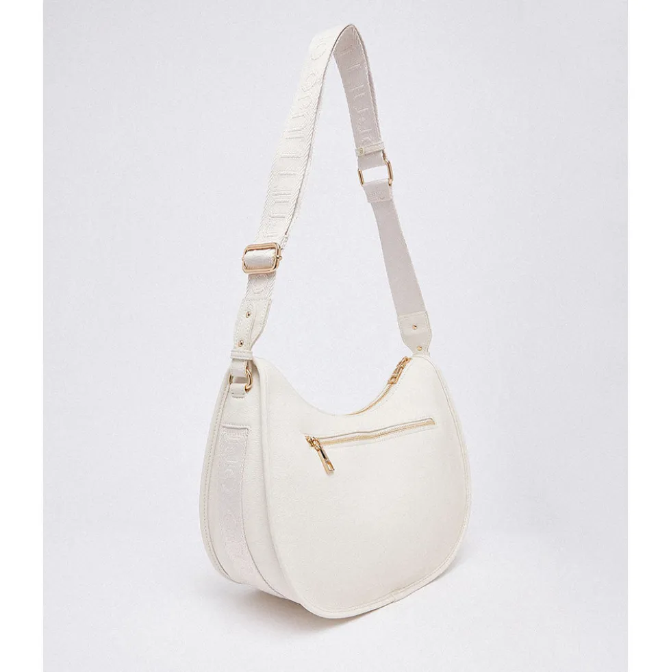 Hobo Bag Media Donna LIU JO Better stampa Bottalata color Crema