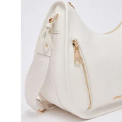Hobo Bag Media Donna LIU JO Better stampa Bottalata color Crema