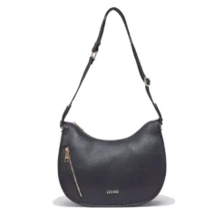 Hobo Bag Media Donna LIU JO Better stampa Bottalata Nera