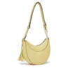 Hobo Bag Media Donna LIU JO stampa Bottalata Giallo Avocado con Charm