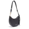 Hobo Bag Media Donna LIU JO stampa Bottalata Nera con Charm