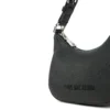 Hobo Bag Mini LOVE MOSCHINO linea Giant Logo colore Nero e Nikel