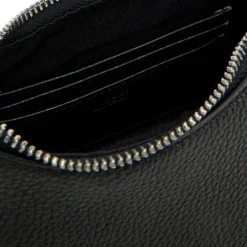 Hobo Bag Mini LOVE MOSCHINO linea Giant Logo colore Nero e Nikel
