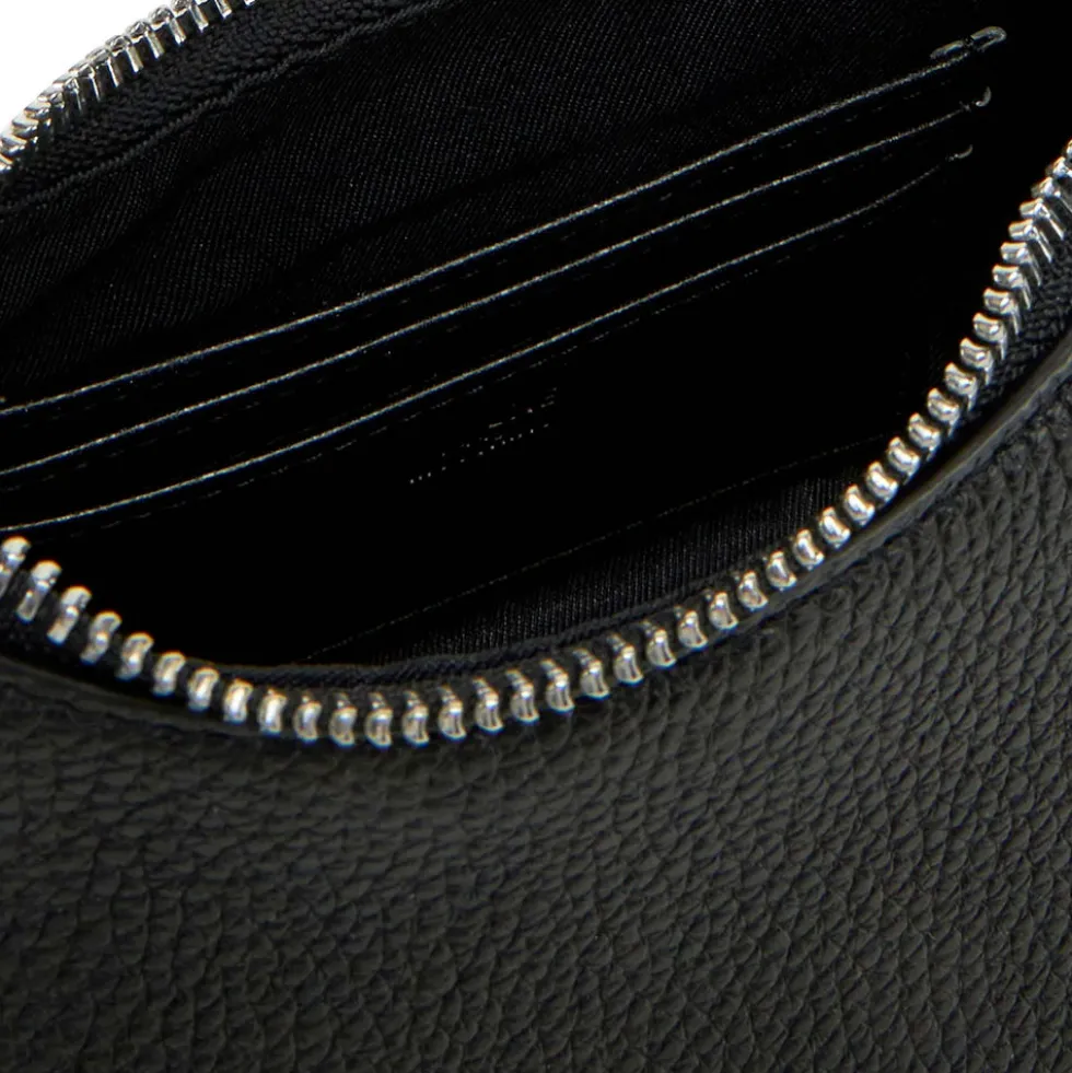 Hobo Bag Mini LOVE MOSCHINO linea Giant Logo colore Nero e Nikel