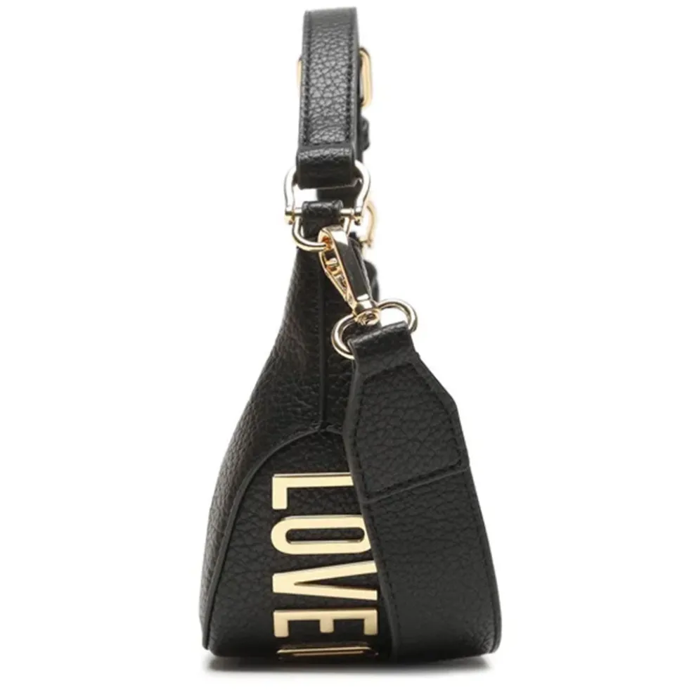 Hobo Bag Mini LOVE MOSCHINO linea Giant Logo colore Nero