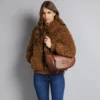 Hobo Bag Small Donna THE BRIDGE linea Domitilla in Pelle Marrone
