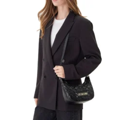Hobo Bag Small Trapuntata LOVE MOSCHINO linea Quilted colore Nero
