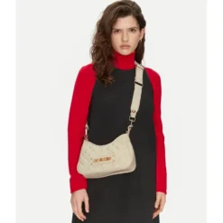 Hobo Bag Trapuntata LOVE MOSCHINO linea Quilted Avorio