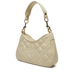 Hobo Bag Trapuntata LOVE MOSCHINO linea Quilted Avorio