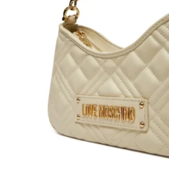 Hobo Bag Trapuntata LOVE MOSCHINO linea Quilted Avorio