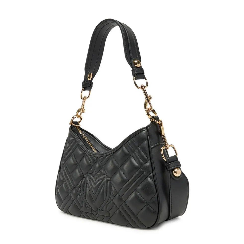 Hobo Bag Trapuntata LOVE MOSCHINO linea Quilted colore Nero