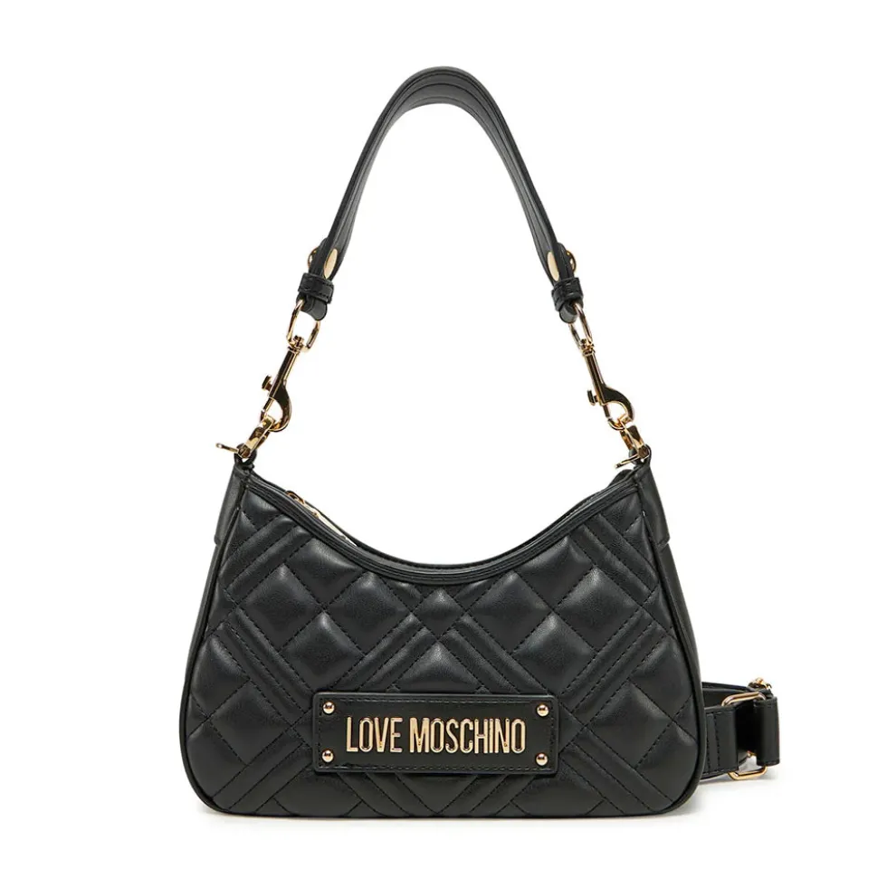 Hobo Bag Trapuntata LOVE MOSCHINO linea Quilted colore Nero