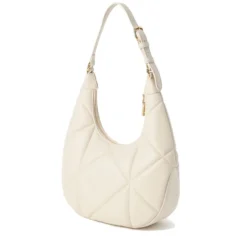 Hobo Bag Trapuntata LOVE MOSCHINO linea Embossed Avorio