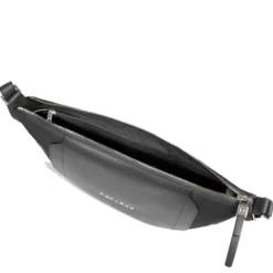 Marsupio Donna PIQUADRO in Pelle e Tessuto Nero Linea Circle - CA6955W92T