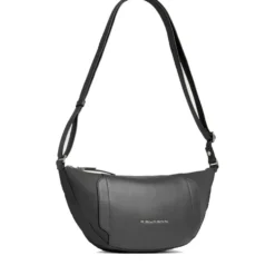 Marsupio Donna PIQUADRO in Pelle e Tessuto Nero Linea Circle - CA6955W92T
