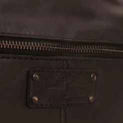 Messenger Uomo con Zip GIANNI CONTI in Pelle Nera