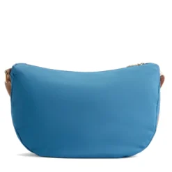 Mezzaluna Grande a Tracolla 1A Classe Alviero Martini linea Breeze Nylon Blu Pacifico LB84
