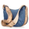Mezzaluna Piccola a Tracolla 1A Classe Alviero Martini linea Breeze Nylon Blu Pacifico GZ67