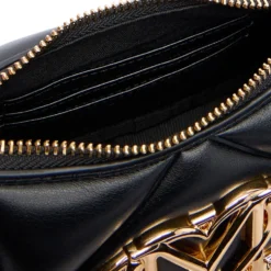 Mini Bag Donna a Mano LOVE MOSCHINO linea Embossed Trapuntata Nera