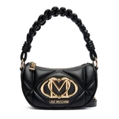 Mini Bag Donna a Mano LOVE MOSCHINO linea Embossed Trapuntata Nera